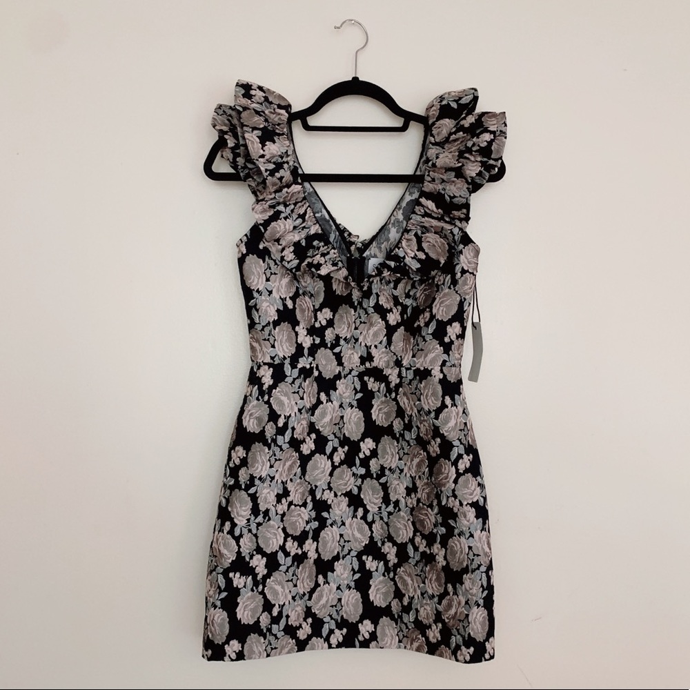 Saylor Jacquard Mini Cocktail Dress - NWOT